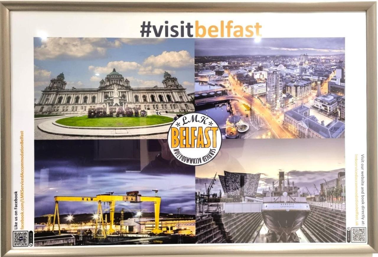 Lmk, 2 Bedroom Apartment, With Roof Terrace, Free Parking, Ev Charger, Great Location. Belfast Zewnętrze zdjęcie
